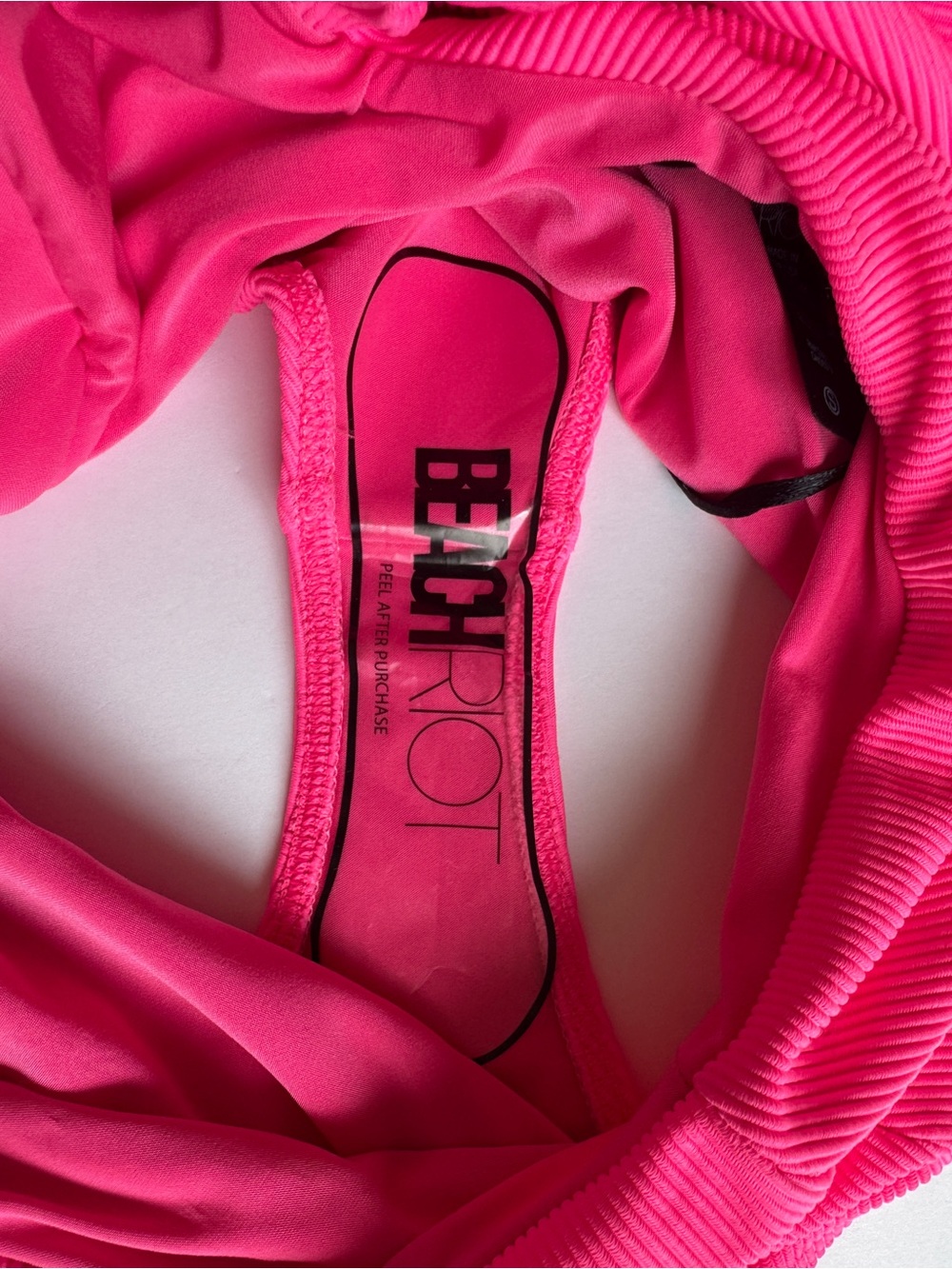 NWT Beach Riot Celine One Piece Pink Swim Bathing Suit Sz S - Picture 8 of 15